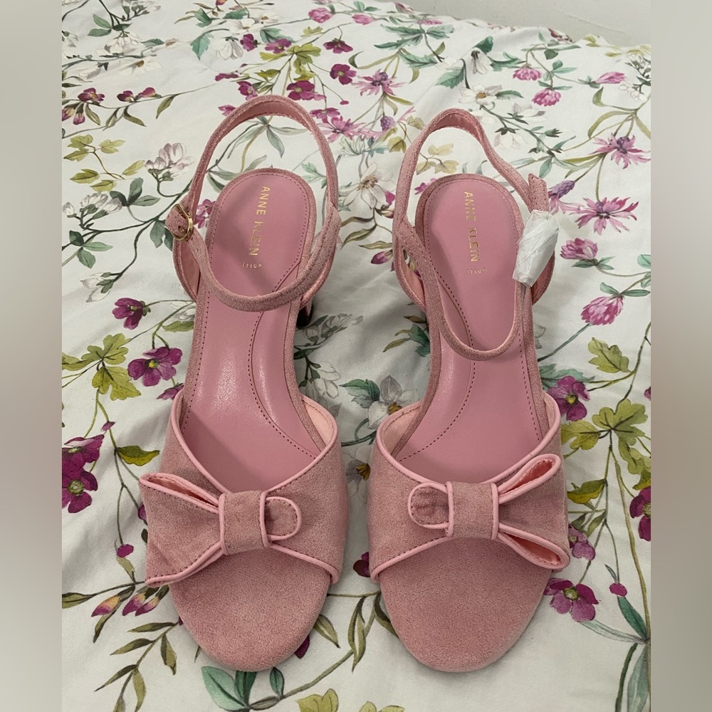 ANNE KLEIN IFLEX ROSY PINK HEELS SZ 8